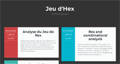 Desktop Screenshot of jeudhex.com